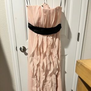 Vera wang white collection formal bridesmaid dress